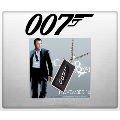 Кулон с логотипом Джеймса Бонд агента 007
