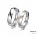 Парные кольца для влюбленных dao_007 из ювелирной стали 316L